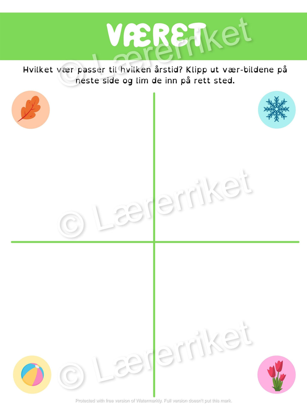 Årstider og været