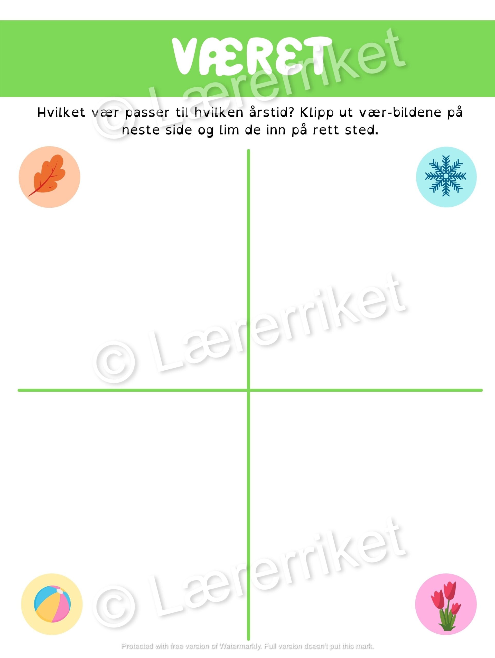 Årstider og været