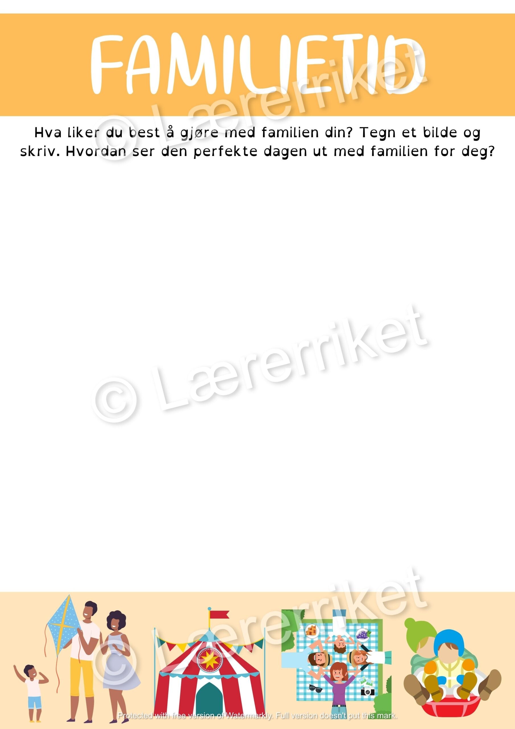 Familie - oppgavehefte