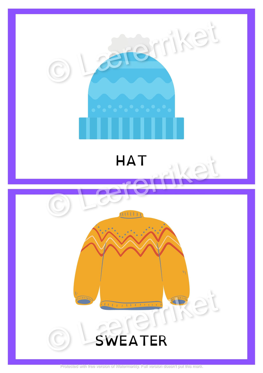 Flashcards - Clothes