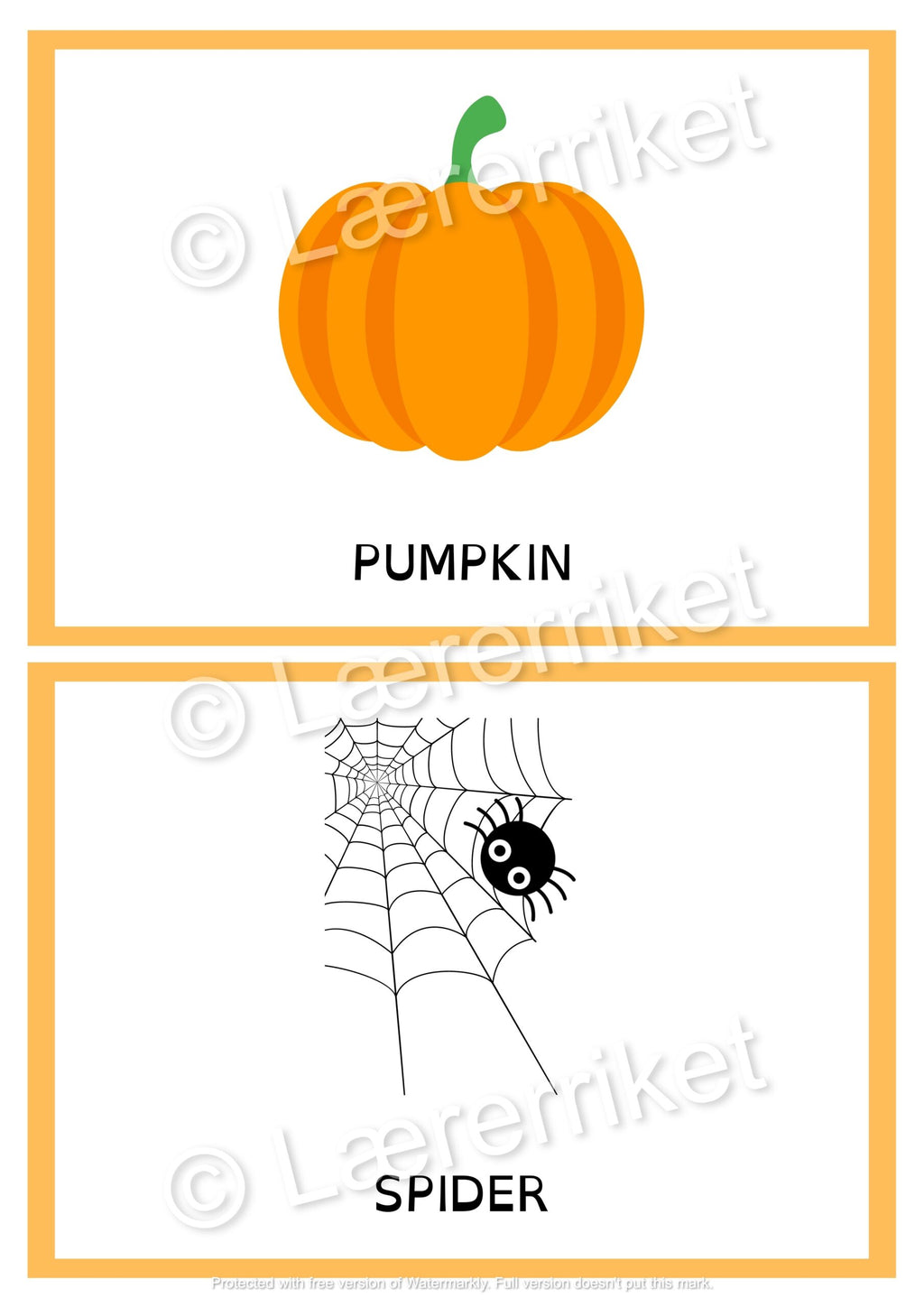 Flashcards - Halloween
