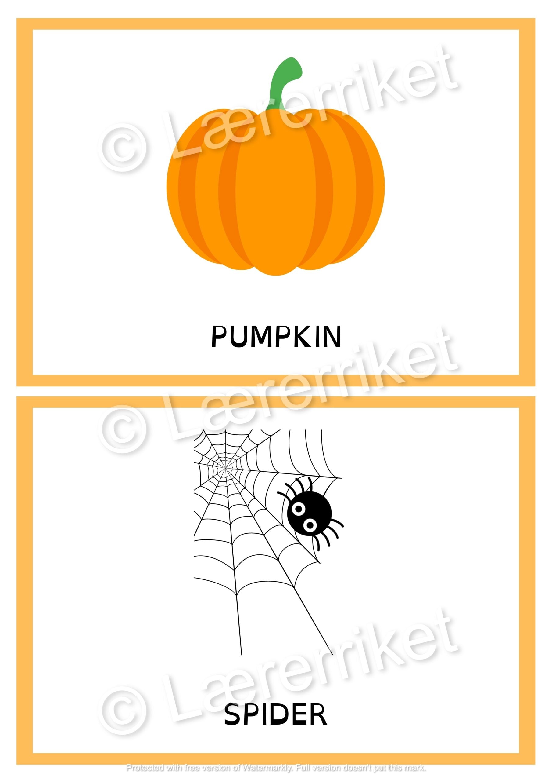 Flashcards - Halloween