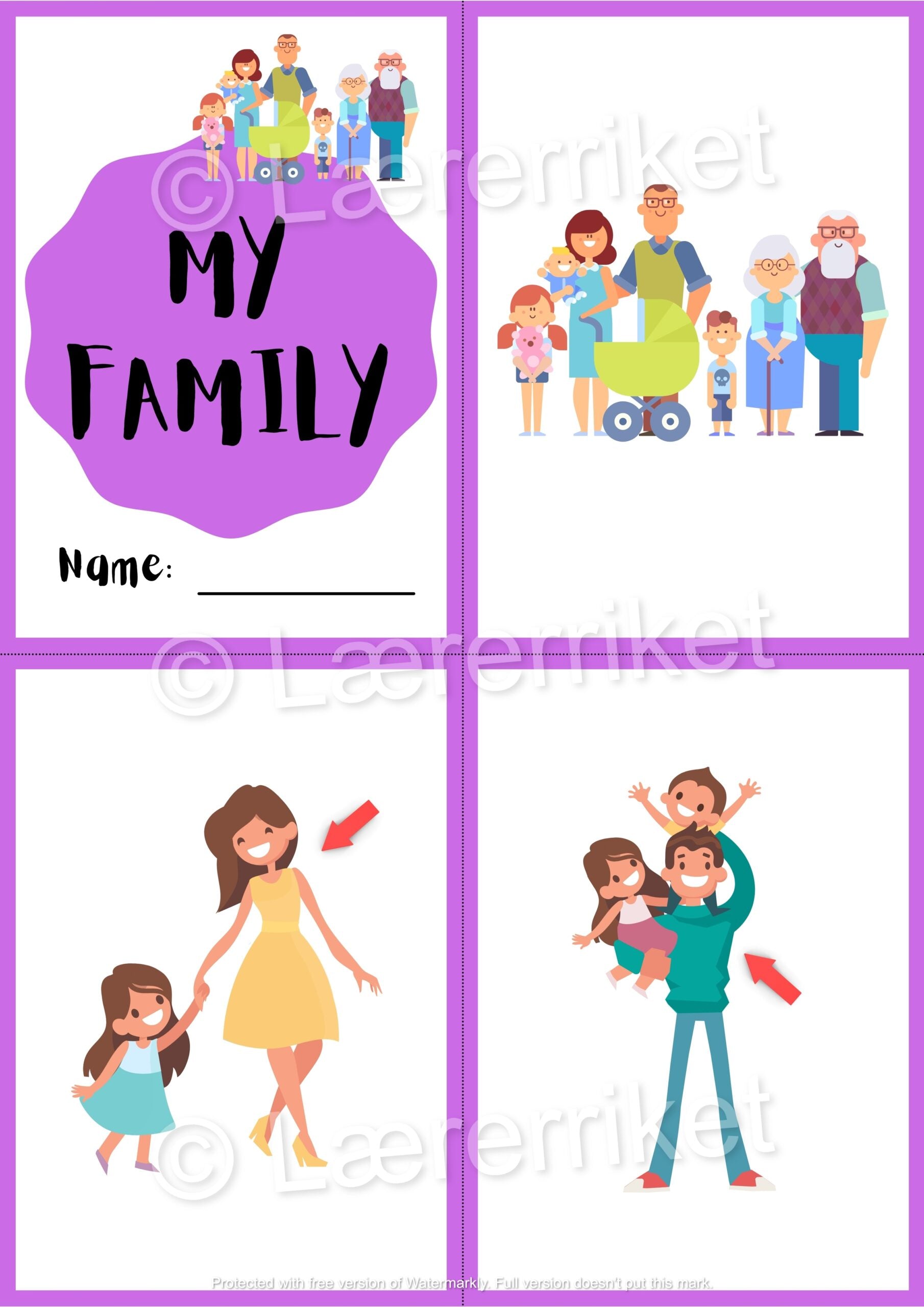Ordbok engelsk - My Family