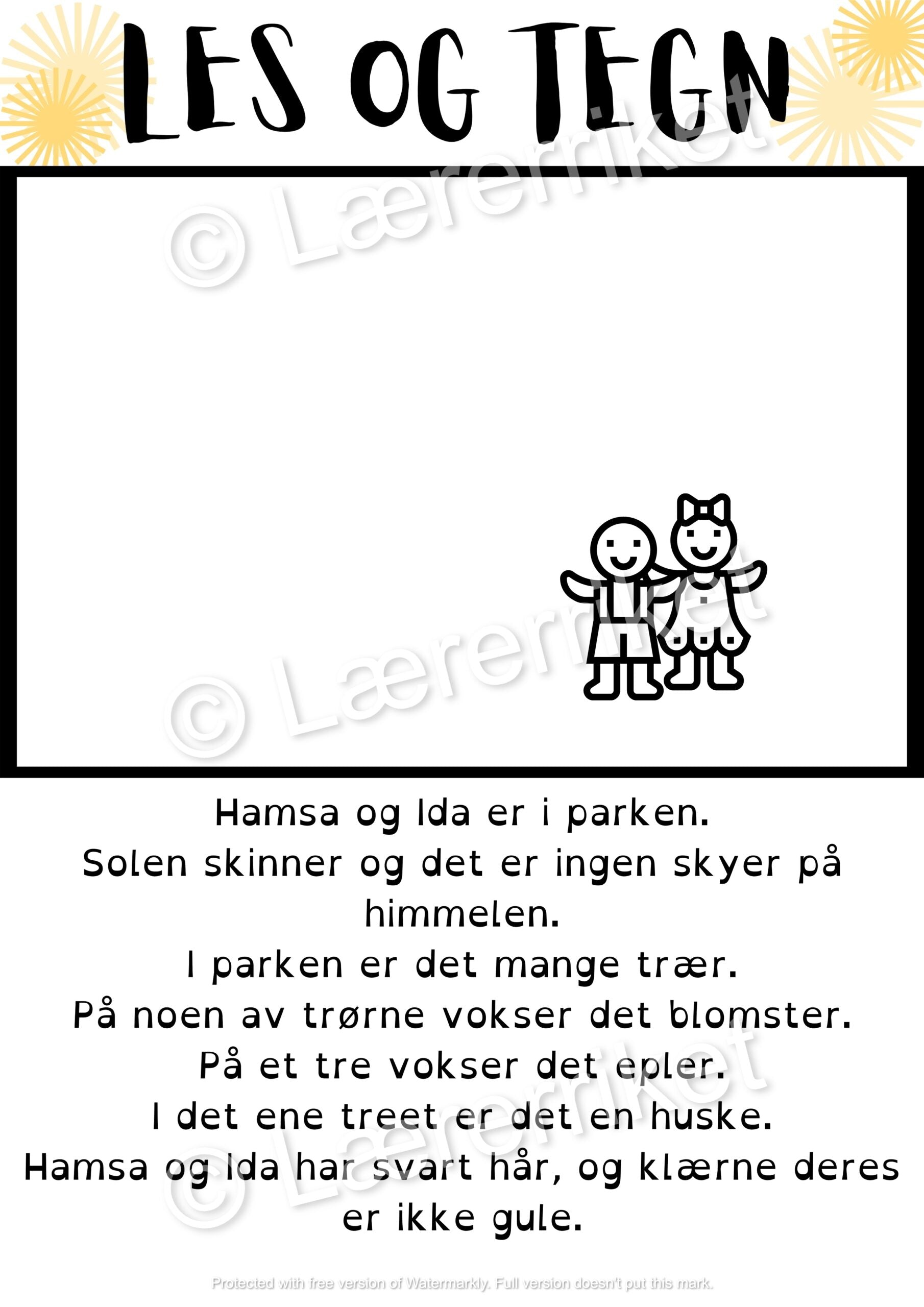 Les og tegn - Små bokstaver