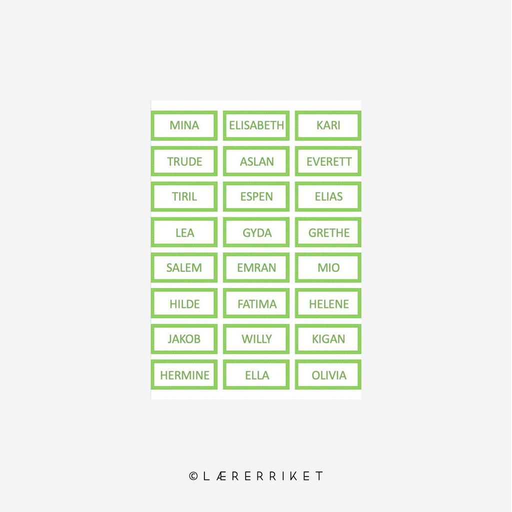 Brukernavn og passord