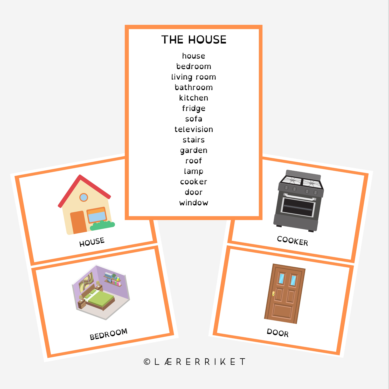 Flashcards - The house