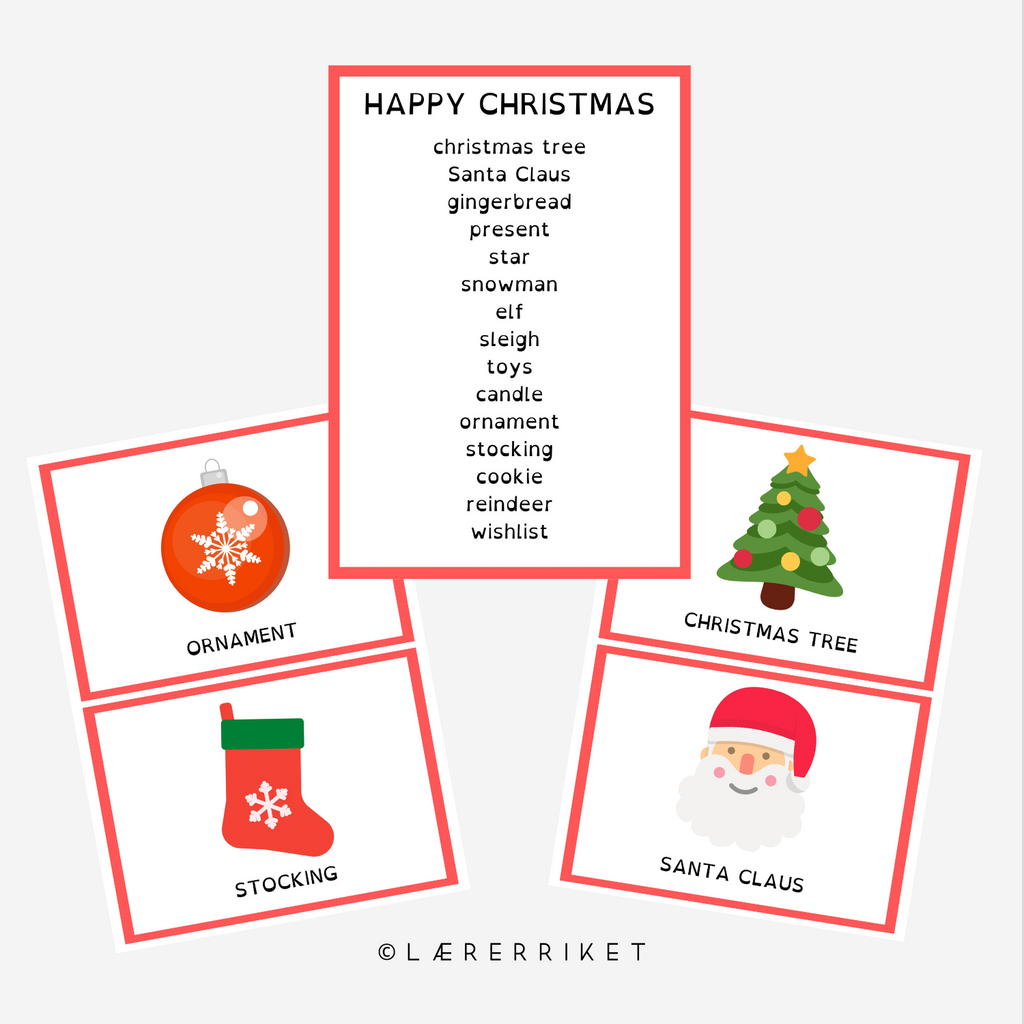 Flashcards - Happy Christmas
