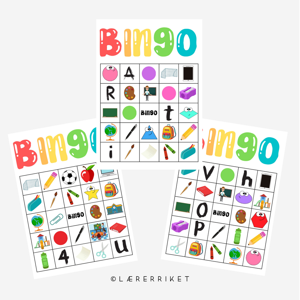 Skolestart-bingo