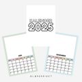 Kalender mal 2025