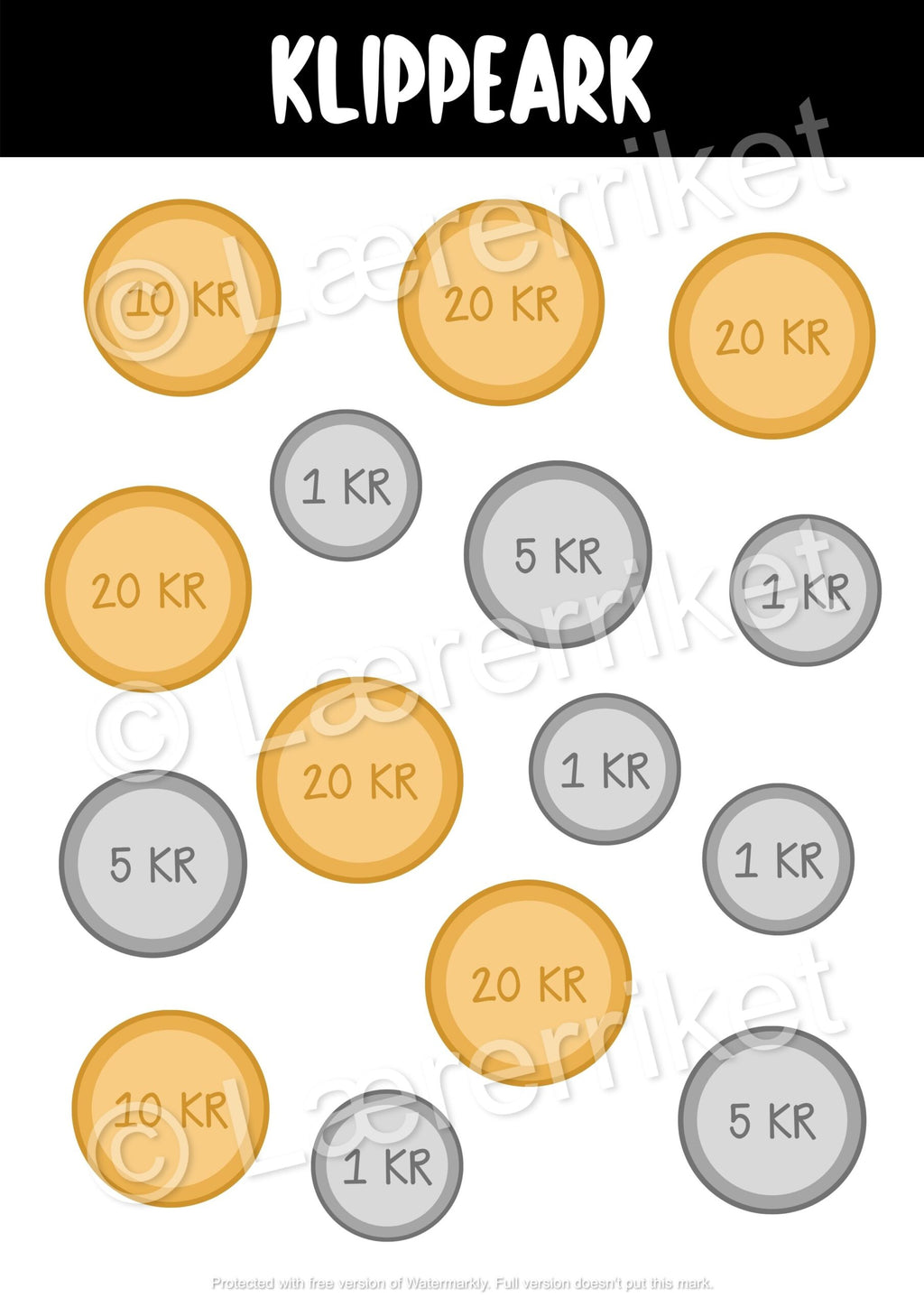 Sorter myntene