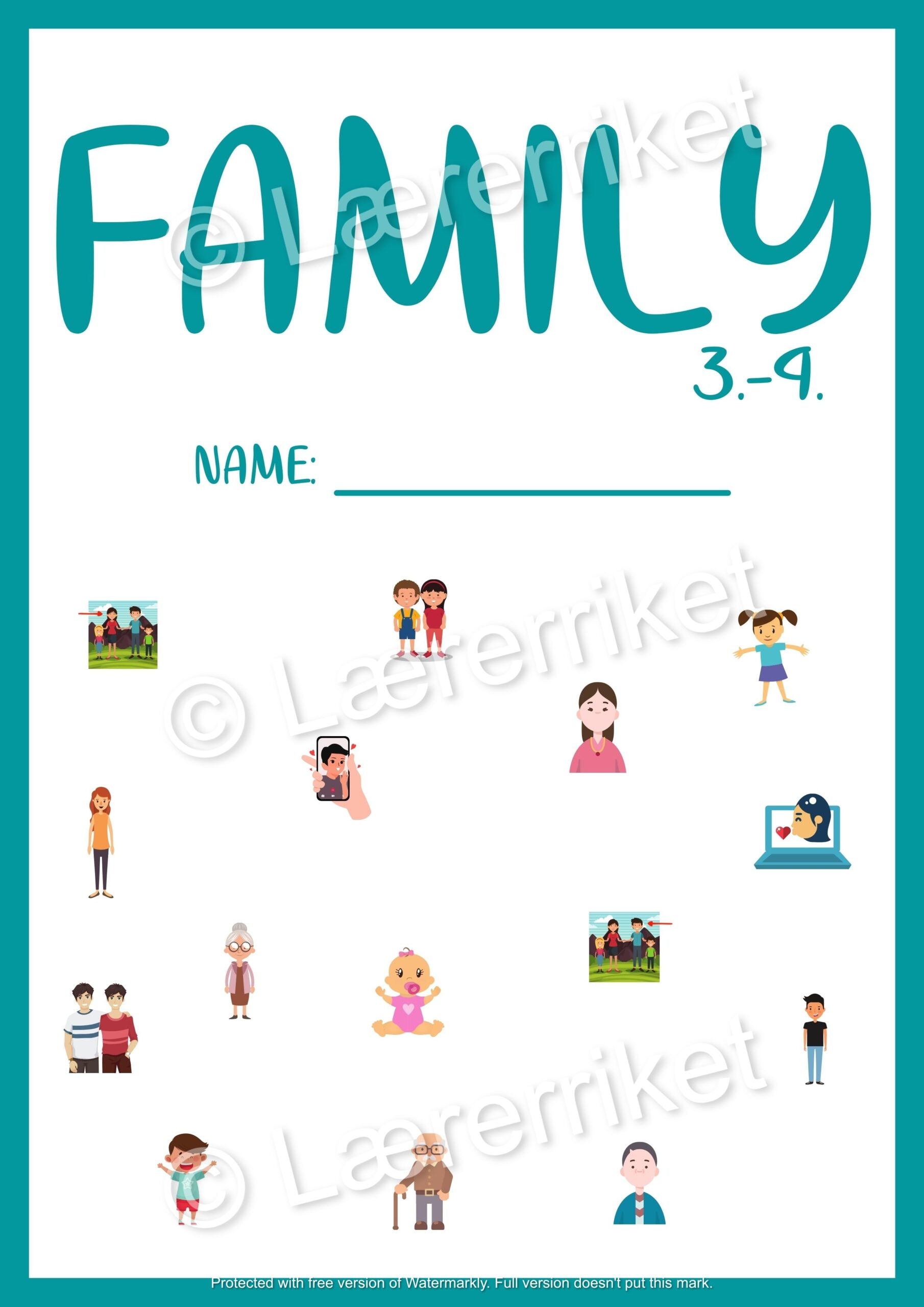 Engelsk oppgavehefte - Family