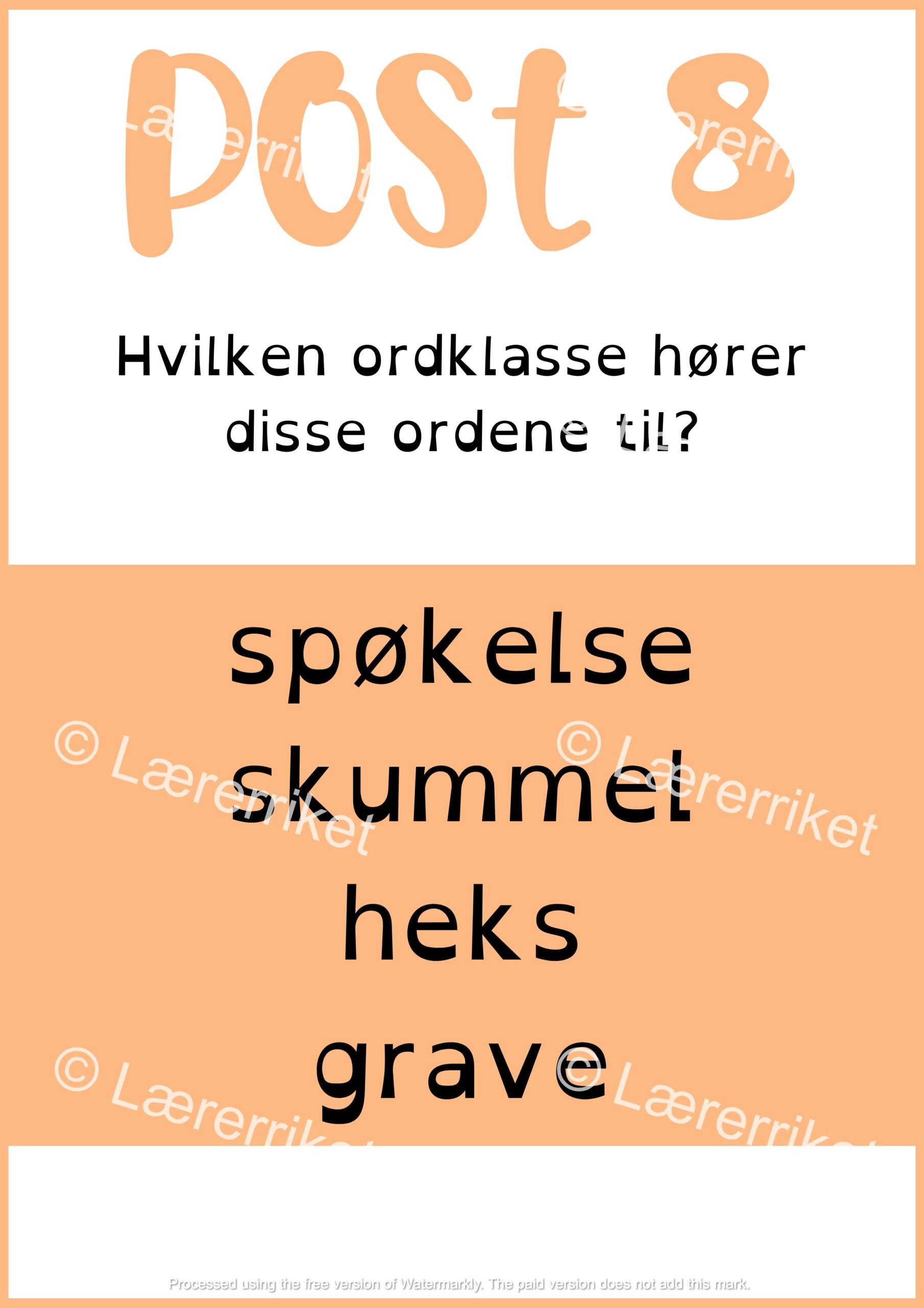 Halloween-rebus 5.-7. trinn
