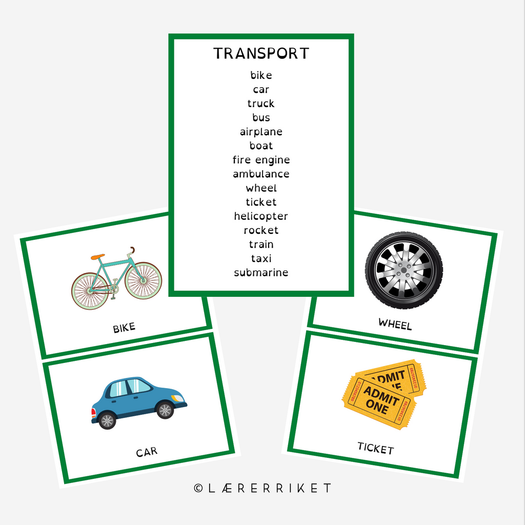 Flashcards - Transport