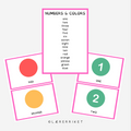 Flashcards - Numbers and colors