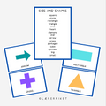 Flashcards - Size and shapes