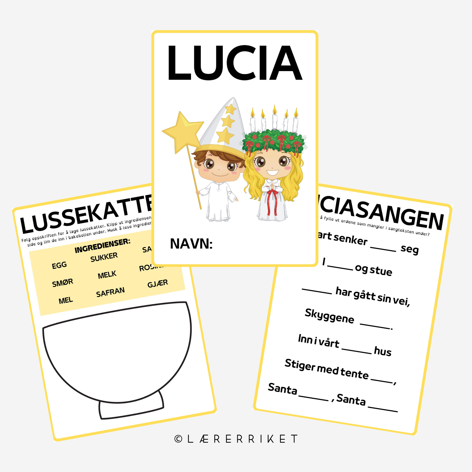 Lucia - oppgaver