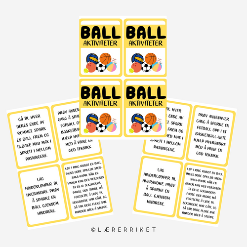 Ballaktiviteter - samarbeidsoppgaver