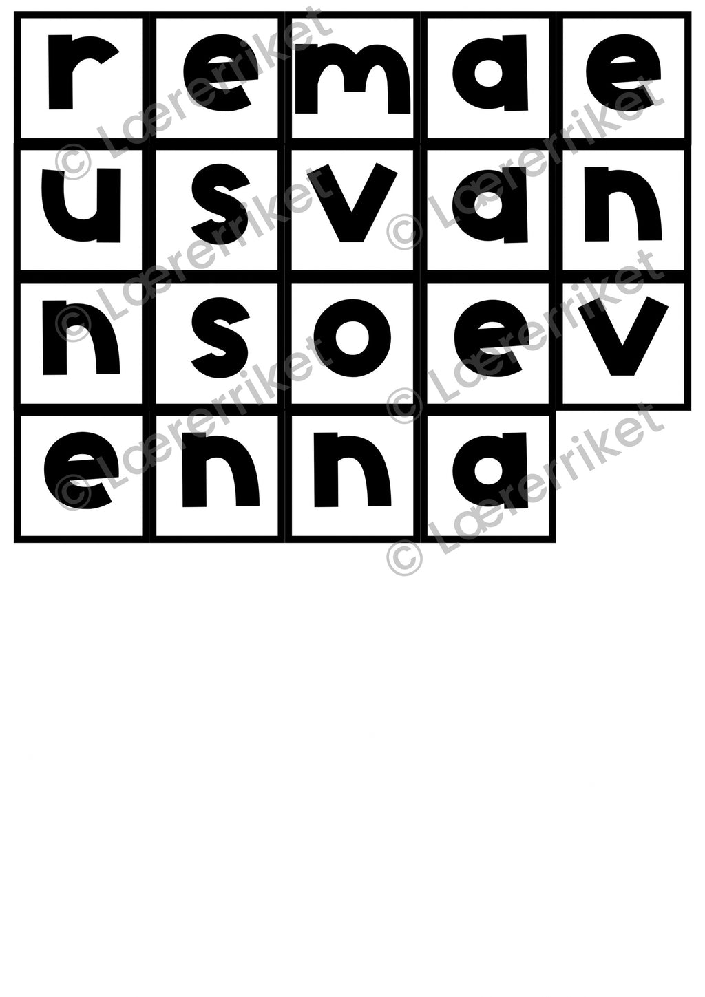 Staveoppgave FN