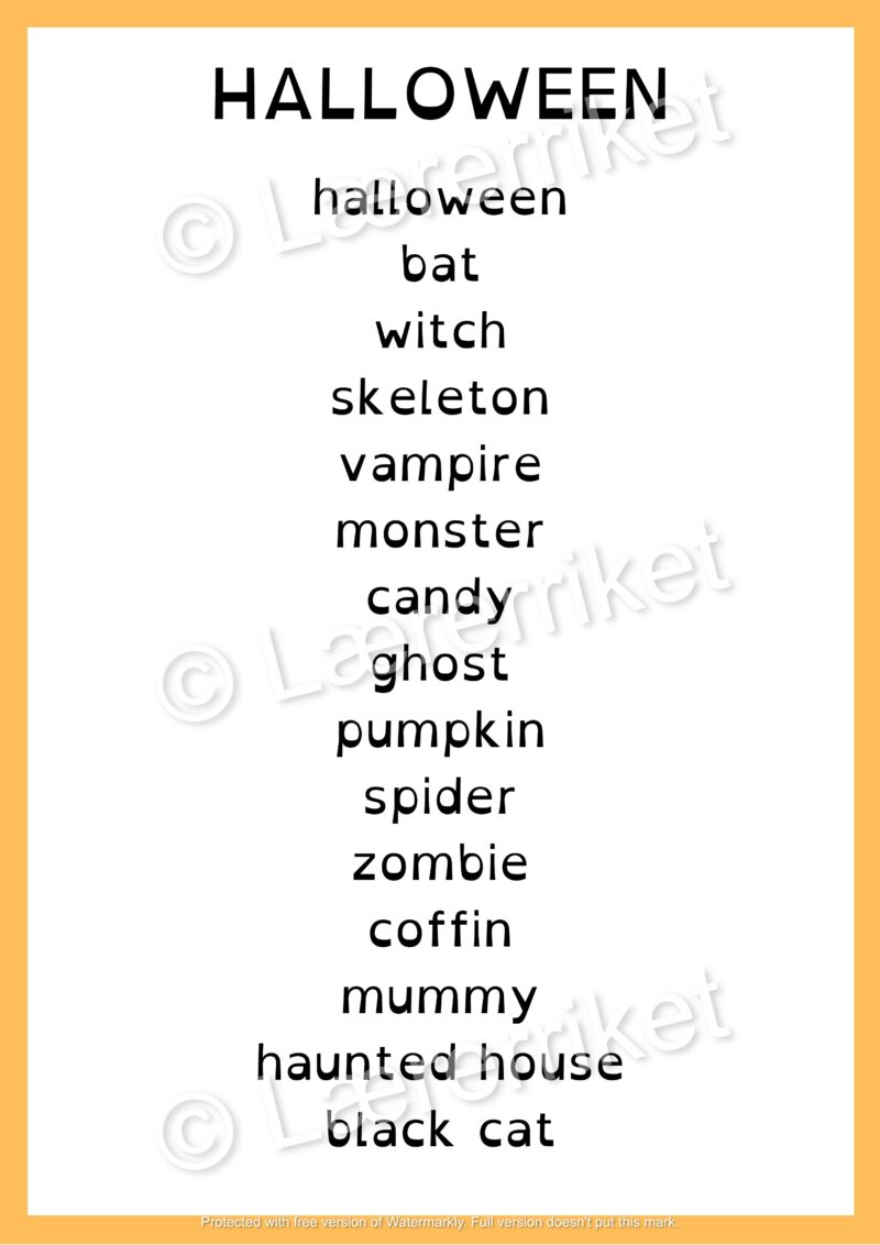 Flashcards - Halloween - Image 2