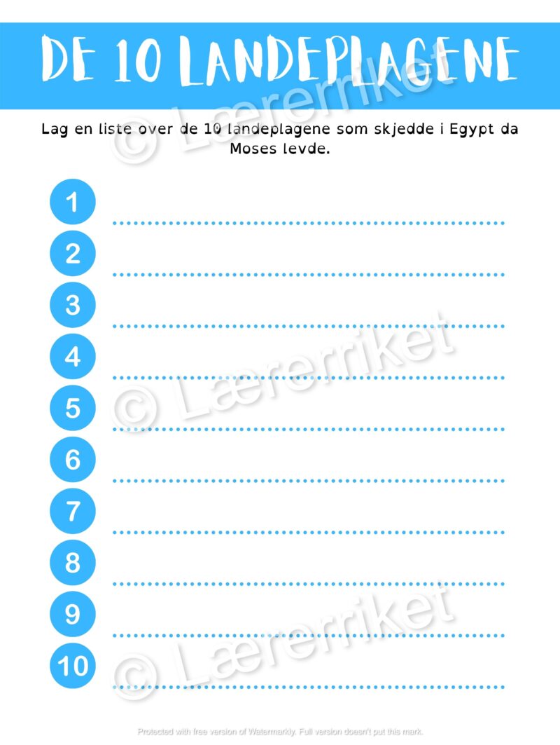 Jødedommen - De 10 landeplagene - Image 2