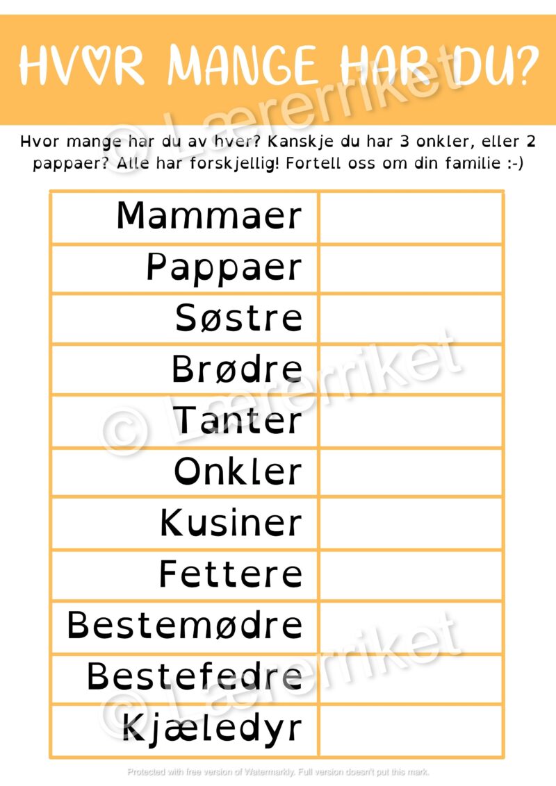 Familie - oppgavehefte - Image 4