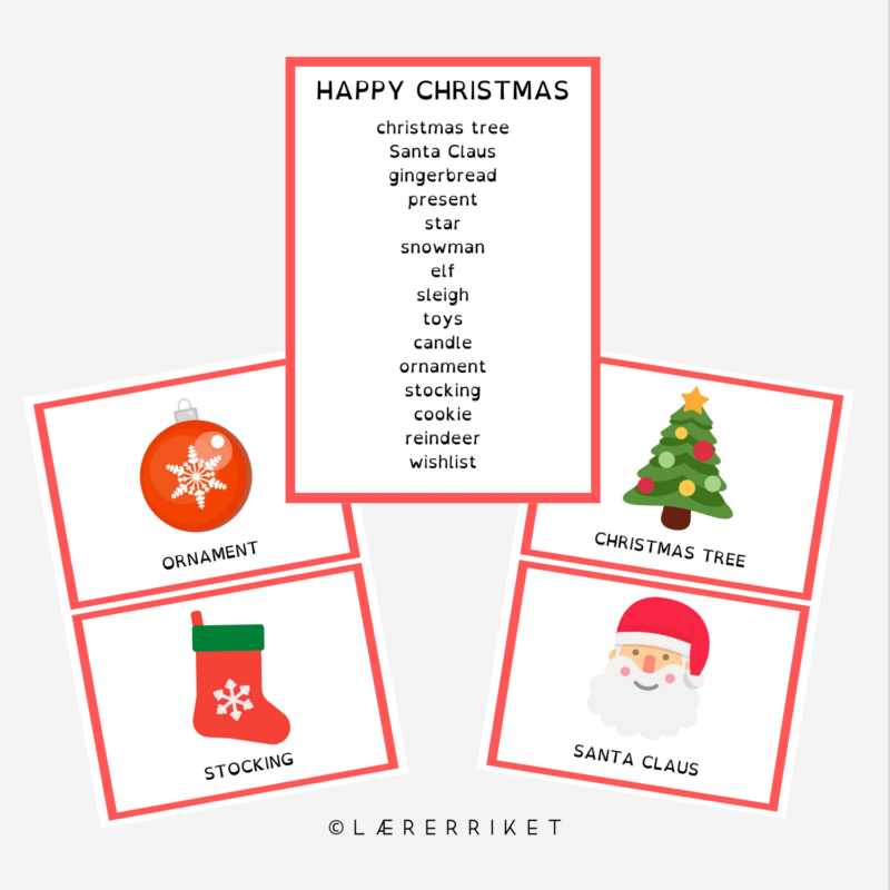 Flashcards - Happy Christmas